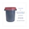 Boardwalk 33 gal Trash Bags, 33 in x 39 in, 1.3 mil, Red, 150 PK BWKIW3339R - alternate 5
